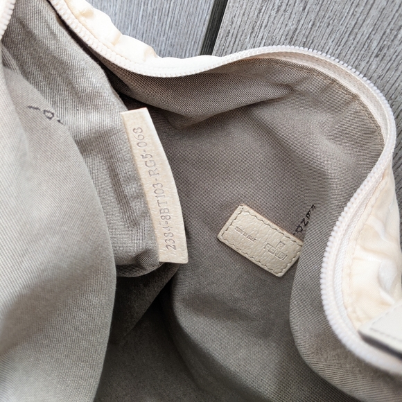 Fendi: Zucca Jacquard FF Monogram Pink Blend Adjustable Bag - Picture 15 of 16